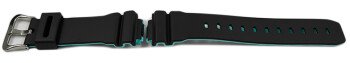 Bracelet montre Casio G-Shock noir intérieur turquoise DW-5600CMB-1 en résine