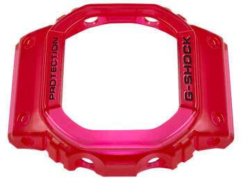 Lunette Casio résine rouge transparent DW-5600SB-4