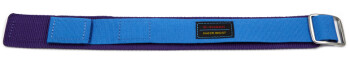 Bracelet de montre Casio G-Shock DW-5600THS-1 à fermeture scratch textile bleu et violet