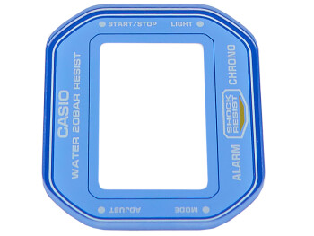 Casio verre de rechange bleu et transparent DW-5600WB-7...