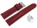 Bracelet montre à dégagement rapide VEGAN rembourré en liège Bordeaux 14mm 16mm 18mm 20mm 22mm