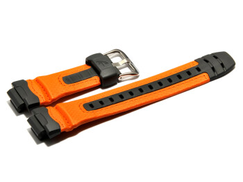 Bracelet de montre Casio p.G-315RL-4AV, résine, orange