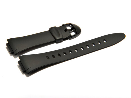 Bracelet de montre Casio pour F-E10, F-E10G, AQ-E10, F-E10-1A, AQ-E10-1, F-E10G-1, résine, noire