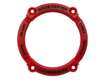 Bezel Casio WV-200E-4AV Lunette résine rouge