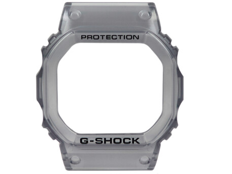 Casio G-Shock Lunette gris transparent écritures...