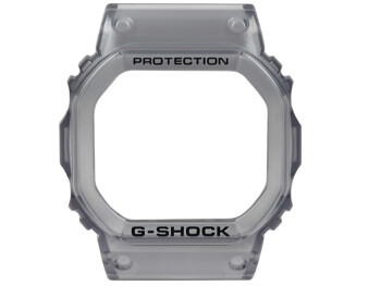 Casio G-Shock Lunette gris transparent écritures...