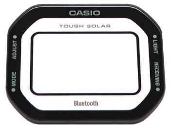 Verre de montre Casio bordure noire GW-B5600BC-1B verre minéral de rechange