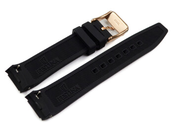 Bracelet montre Festina Boyfriend noir F20611/3  boucle de couleur or rose