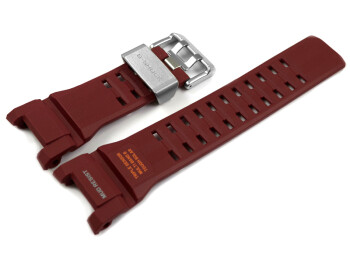 Bracelet montre Casio Mudmaster rouge GWG-B1000-1A4 en résine biosourcée