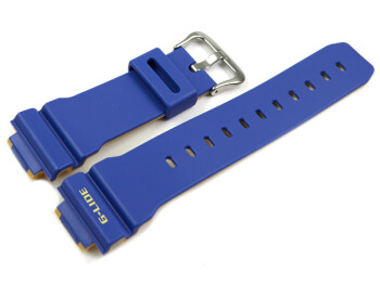Bracelet montre Casio G-Lide bleu intérieur beige...