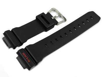 Bracelet montre Casio G-Lide noir intérieur gris pour GLS-6900-1 en résine