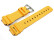 Bracelet Casio G-Lide jaune intérieur rouge pour GLS-6900-9 en résine