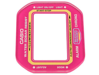 Verre de rechange Casio DW-5600TB-4B verre minéral...