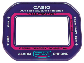 Verre de rechange Casio DW-5600TB-6 verre minéral...