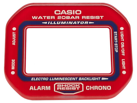 Verre de montre Casio DW-5600TB-4A verre minéral...
