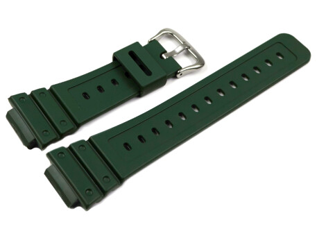 Bracelet montre Casio vert DW-5600RB-3 en résine
