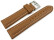 Bracelet montre cuir lisse marron clair wN 18mm 20mm 22mm 24mm 26mm 28mm