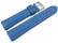 Bracelet montre cuir lisse bleu wN 18mm 20mm 22mm 24mm 26mm 28mm