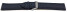 Bracelet montre cuir lisse bleu foncé 18mm 20mm 22mm 24mm 26mm 28mm