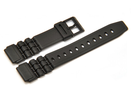 Bracelet de montre Casio pour W-87H-1VH, résine, noire