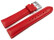 Bracelet montre cuir lisse rouge 18mm 20mm 22mm 24mm 26mm 28mm