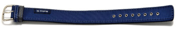 Bracelet montre Casio Baby-G p.BG-3002V,BG-153,etc.,bleu foncé