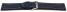 Bracelet montre changement rapide cuir lisse bleu foncé wN 18mm 20mm 22mm 24mm 26mm
