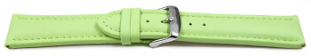 Bracelet montre changement rapide cuir lisse pistache 18mm 20mm 22mm 24mm 26mm