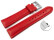 Bracelet montre changement rapide cuir lisse rouge 18mm 20mm 22mm 24mm 26mm