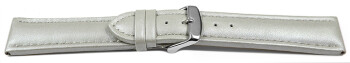 Bracelet montre changement rapide cuir lisse gris clair 18mm 20mm 22mm 24mm 26mm