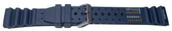 Bracelet en silicone - pour les montres de plongées -bleu