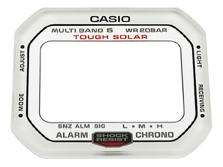 Verre de montre Casio GW-M5610RB-4 verre minéral...