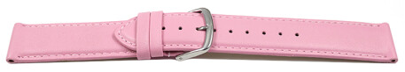 Bracelet montre rose cuir de veau sans rembourrage souple 12-28 mm