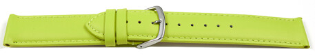 Bracelet montre lime cuir de veau sans rembourrage souple 12-28 mm