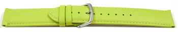 Bracelet montre lime cuir de veau sans rembourrage souple...