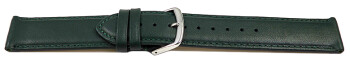 Bracelet montre vert foncé cuir de veau sans...