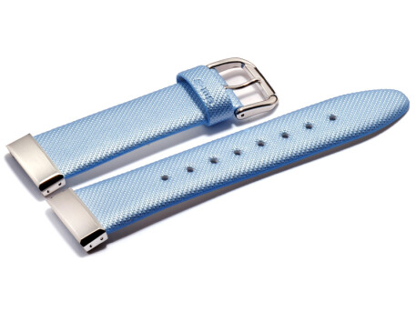Bracelet de montre Casio p.MSG-133L,MSG-131L,cuir,bleu clair