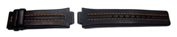 Bracelet montre Festina F16280/F16185,cuir,noir-couture...