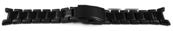 Bracelet de montre Casio p. MTG-910D-2V, acier inoxydable, noir