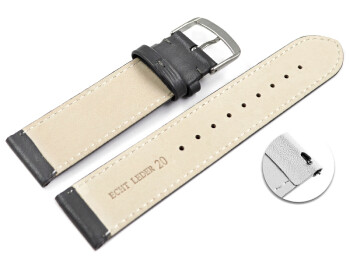 Bracelet montre à dégagement rapide cuir...