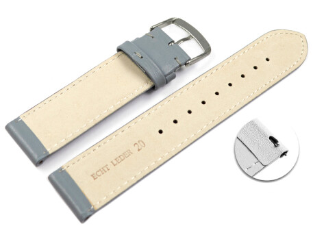 Bracelet Montre Cuir Rapide Dahlia – Cuir Veau Souple, Multiple Largeurs