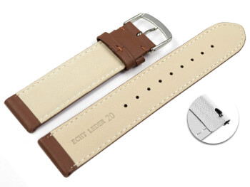 Bracelet montre à dégagement rapide cuir...
