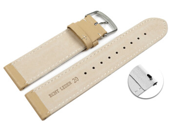 Bracelet montre à dégagement rapide cuir...