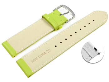 Bracelet montre à dégagement rapide cuir...