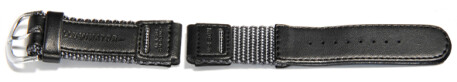Bracelet montre Casio p.W-94HF-8AVH,textile/cuir,noir/gris foncé