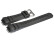 Bracelet de montre Casio p.AW-591-2,AW-591-4,résine, noire