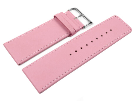 Bracelet de montre cuir de veau lisse Rose 30mm