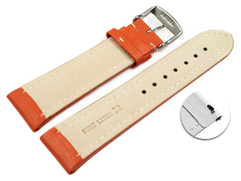 Bracelet montre dégagement rapide cuir lisse...