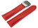 Bracelet de montre cuir de veau lisse rouge 18mm 20mm 22mm 24mm 26mm