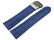 Bracelet montre boucle déployante veau grain croco bleu 18mm 20mm 22mm 24mm 26mm